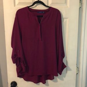 Woman’s apt9 size XXl burgundy blouse